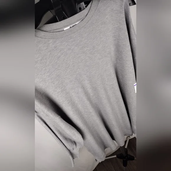 BB DAKOTA Olivia Long Sleeve Sweater Minidress Grey Size Medium 6-8  NWT - Picture 7 of 12